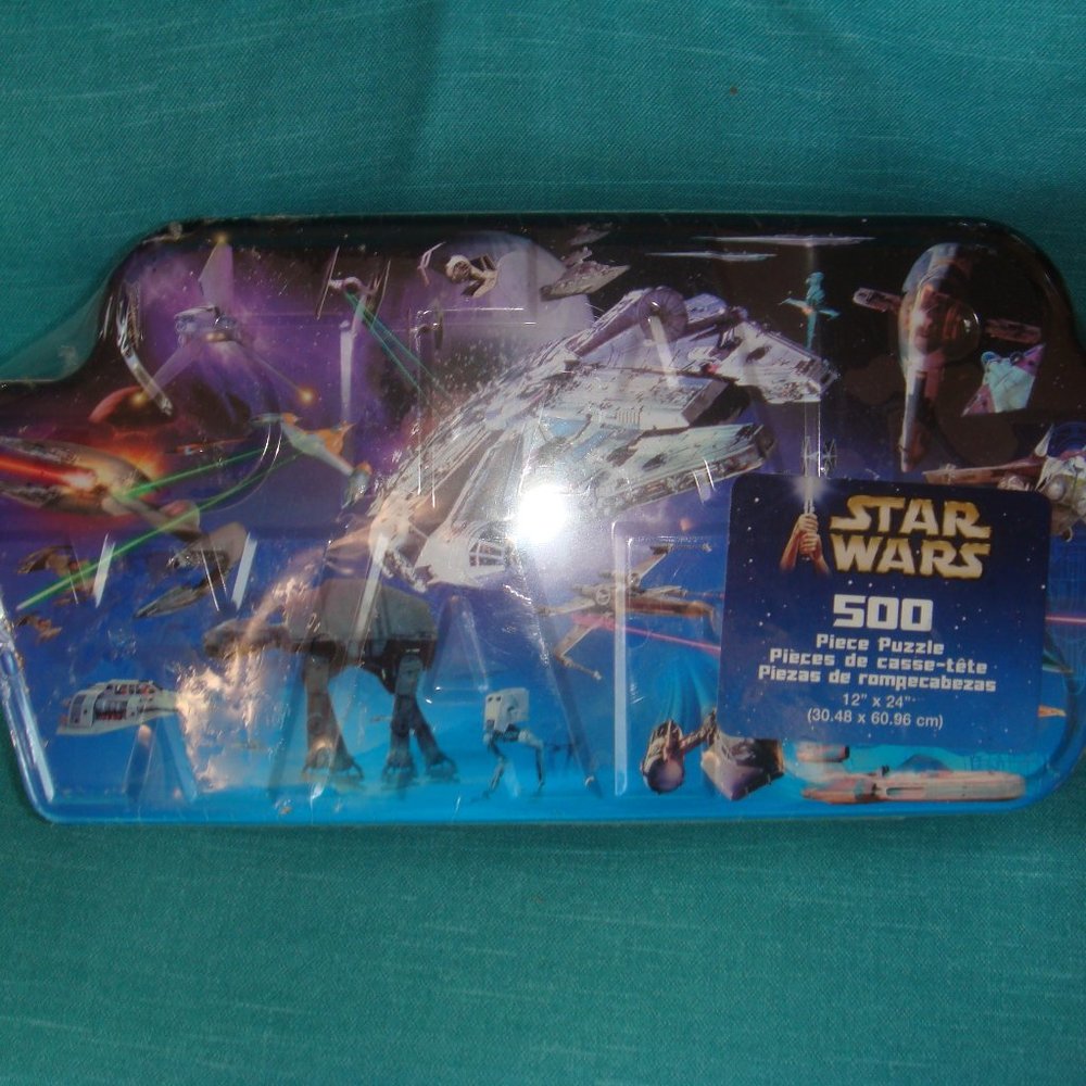 STAR WARS 500 PC JIGSAW PUZZLE COLLECTORS TIN
